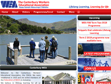 Tablet Screenshot of cwea.org.nz